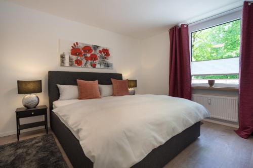 Postel nebo postele na pokoji v ubytování TrauDi