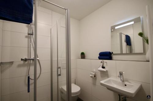 Koupelna v ubytování Refugium 1