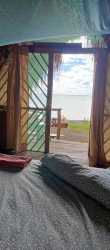 Postel nebo postele na pokoji v ubytování La Sirenita - Ometepe