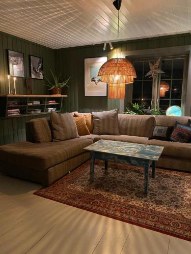 Χώρος καθιστικού στο Nordre Fossheim Gård Hemsedal