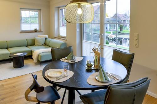 Ruang duduk di Ferienhaus am Wasser