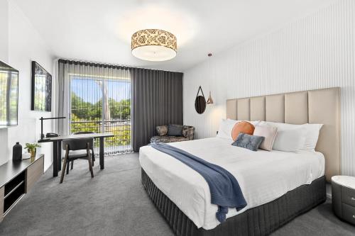 Cama o camas de una habitación en Quality Hotel Wangaratta Gateway