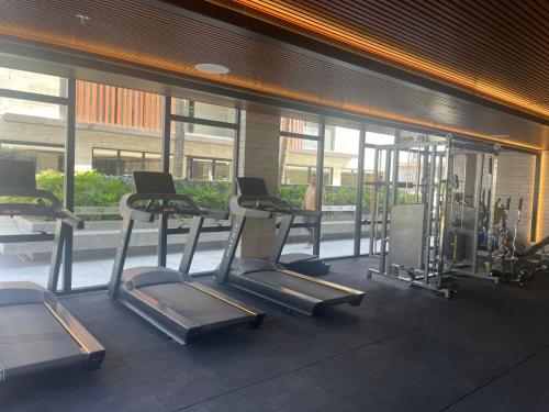 Phòng/tiện nghi tập thể dục tại Porto 2 Life Resort - Porto de galinhas