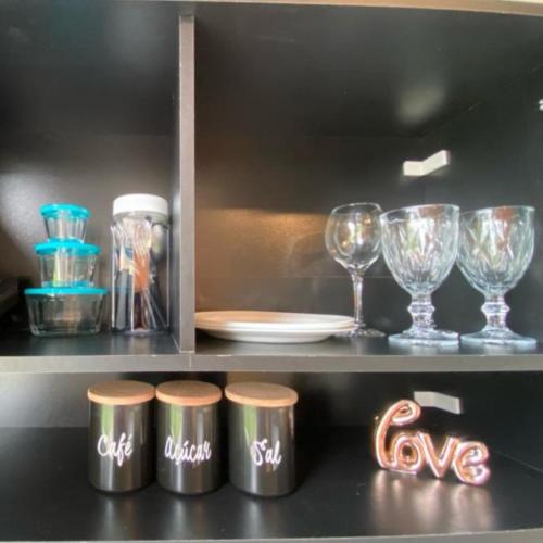 Minuman di Loft1 com Jacuzzi para Casal - Lofts Mariscal