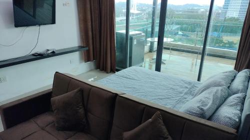 Ένα ή περισσότερα κρεβάτια σε δωμάτιο στο Vista Alam Serviced Apartment iCity IDCC SACC PKNS UiTM MSU Avisena