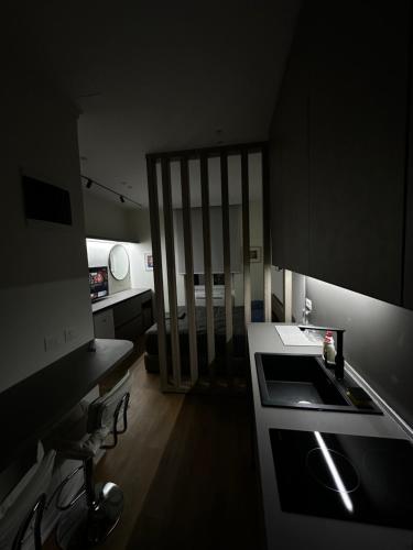 Majoituspaikan Studio Flat keittiö tai keittotila