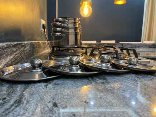 Una cocina o cocineta en Luxury home