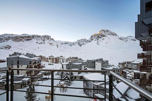冬のChalet Hôtel Quartzの様子