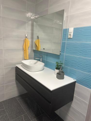 Ένα μπάνιο στο Apartments Harmony Joe