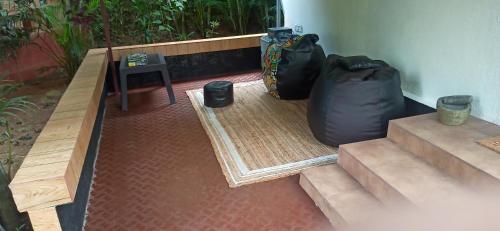 Posezení v ubytování Prakruti Home stay