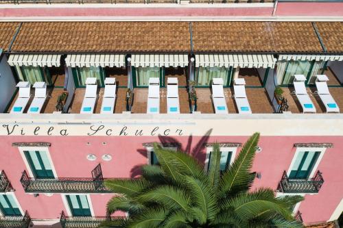 Balkón nebo terasa v ubytování Hotel Villa Schuler
