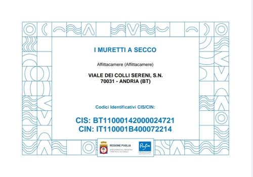 a ticket for an event with a geometric pattern at I MURETTI A SECCO B&B in Castel del Monte