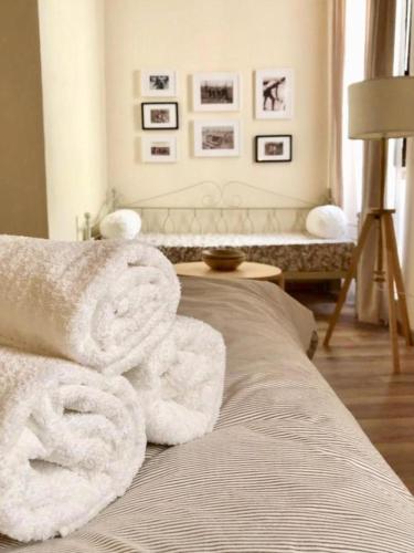 Cama o camas de una habitación en Fiori di Acaia