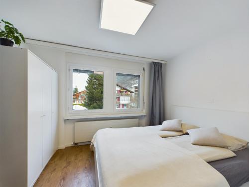 Postel nebo postele na pokoji v ubytování Mountain magic apartment for 6 Near Zermatt with parking!
