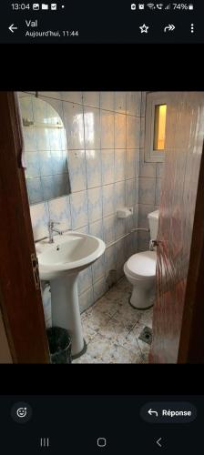 Koupelna v ubytování Val Appart