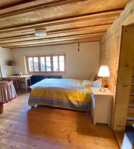 Ένα ή περισσότερα κρεβάτια σε δωμάτιο στο Casa Vegana, 3,5 Zi Wohnung, 5 PL, 2 Bäder