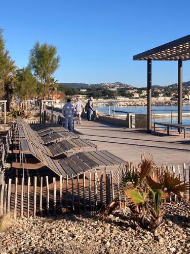 "L'Escale" T2 dans résidence avec Piscine, plage à 150m, Parking
