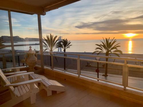 Las mejores vistas al mar en Altea, garaje, A/C, decoración con estilo