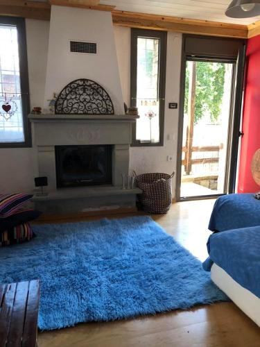 Ruang duduk di Casa de Piatra