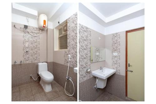 Koupelna v ubytování Famous Residency