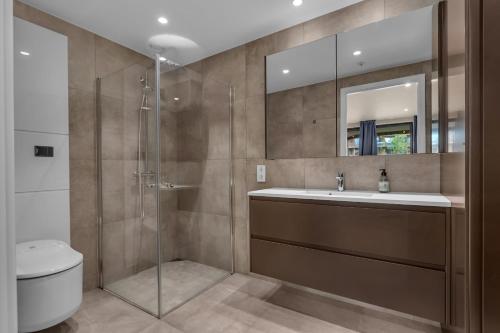 Koupelna v ubytování Villa Uhre - Spectacular views and location