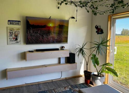 TV a/nebo společenská místnost v ubytování Casa Granero
