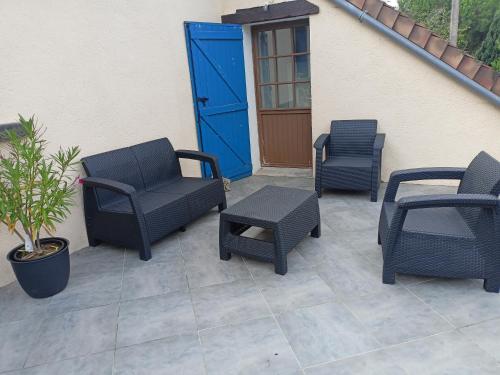 Posezení v ubytování Chambre d'hôte 4 couchages