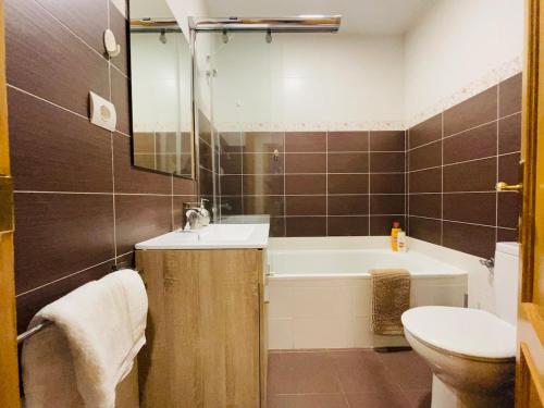 Ένα μπάνιο στο Apartamento El Rincón de Zuri