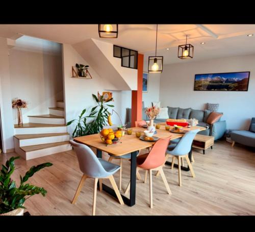 Spacious apartment with balcony