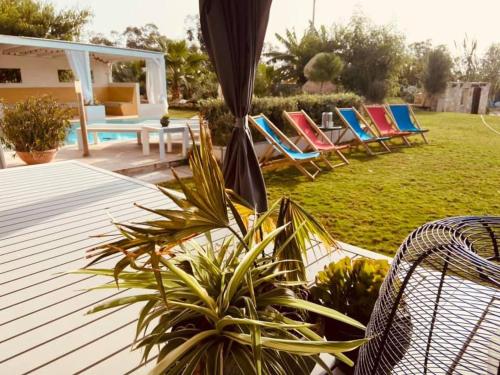Kolam renang di atau dekat dengan Marsaxlokk Farmstay Equine Centre