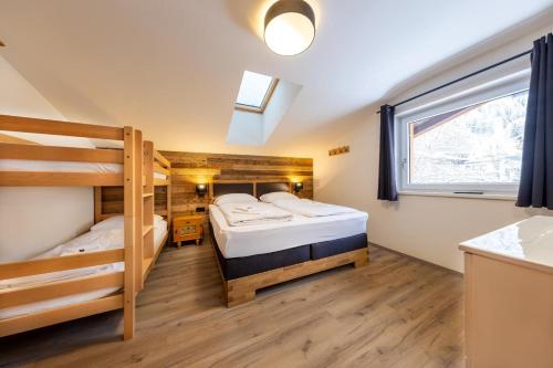 Postel nebo postele na pokoji v ubytování Haus Eckhausl Top 2 Hirsch
