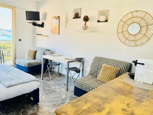 Berkeley, studio, terrasse, vue mer, parking, clim