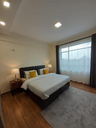 เตียงในห้องที่ Residence phasgien