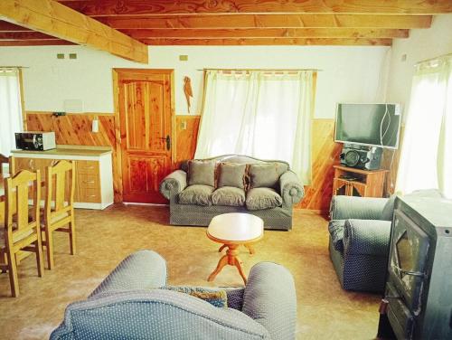 Posezení v ubytování Casa Tinaja Quincho