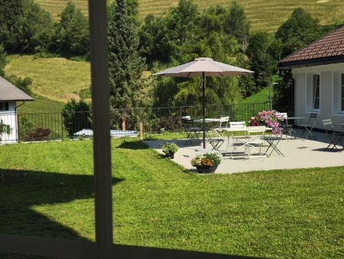 Zahrada ubytování Residence Geisler Funes