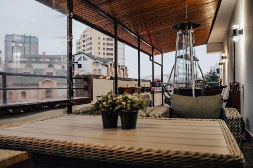 Balkón nebo terasa v ubytování BestApartmentStay