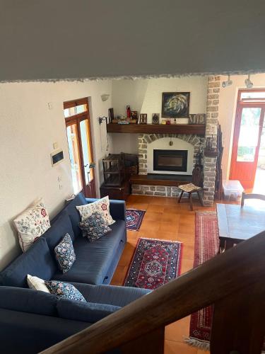 Χώρος καθιστικού στο Casa Castanea - Garda Hideaway