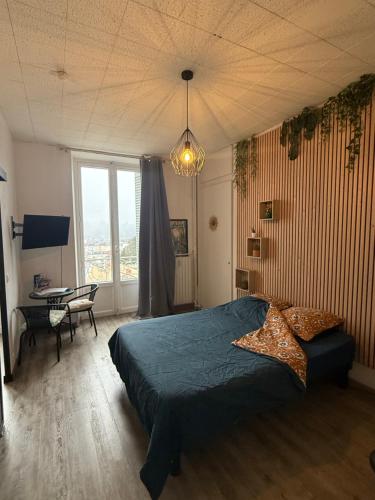 Studio meublé en Centre Ville avec vue sur la Dent du Chat