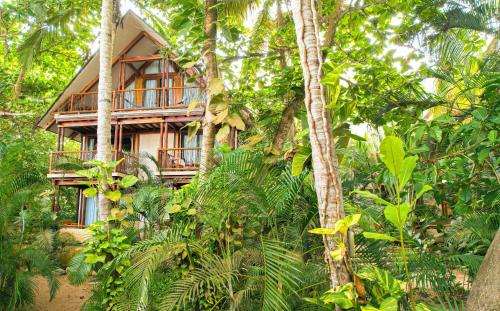 Ein Garten an der Unterkunft Masaya Tayrona & Beach Club