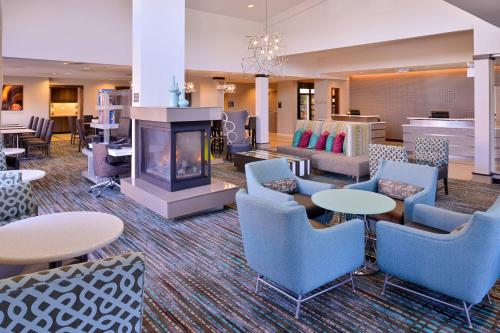 Χώρος καθιστικού στο Residence Inn by Marriott East Lansing