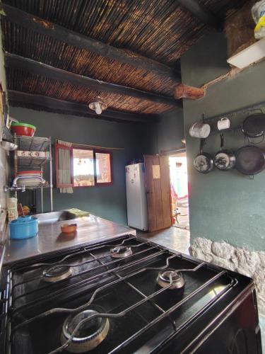 Kuchyň nebo kuchyňský kout v ubytování Casa Colores