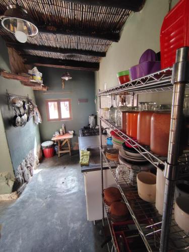 Kuchyň nebo kuchyňský kout v ubytování Casa Colores