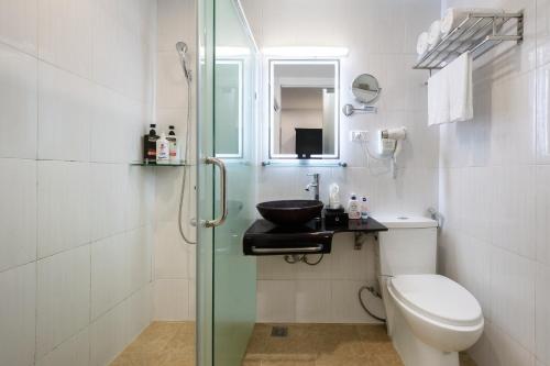 Koupelna v ubytování A25 Hotel - 15 Hàng Than