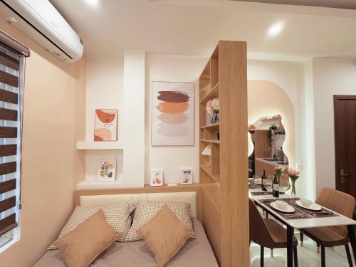 Kuchyň nebo kuchyňský kout v ubytování The Little Hanoi - Super Central Apartment