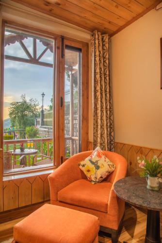 Zona de estar de The Horizon Villa Dharamshala