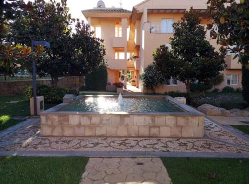 Modern apartment next to pool