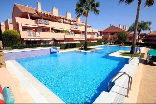 Modern apartment next to pool