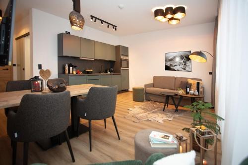 Χώρος καθιστικού στο Apartmenthaus Sonnenhof
