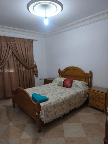 Un pat sau paturi într-o cameră la Piso