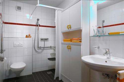 Kúpeľňa v ubytovaní Schweizer Hof